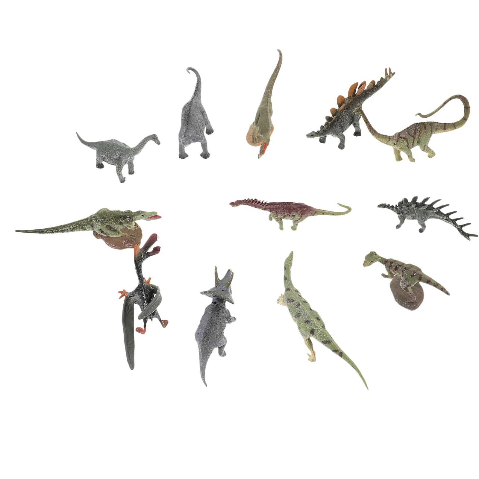 

12pcs Dinosaur Toys Simulated Dinosaur Model Toys Mini Dinosaur Figures Mini Animal Model Figurines