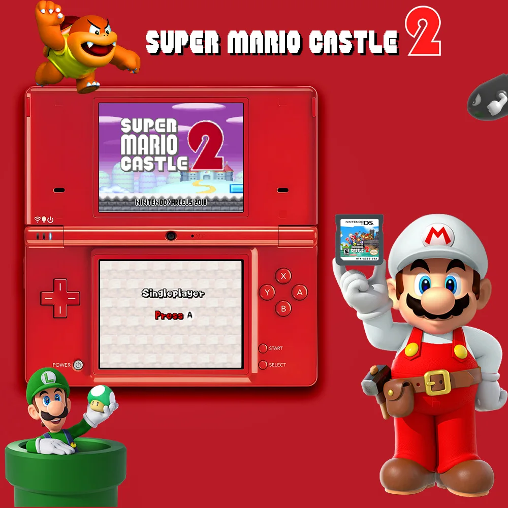 Игровые картриджи, новые игровые картриджи Super Mario Bros Castle 2 ...