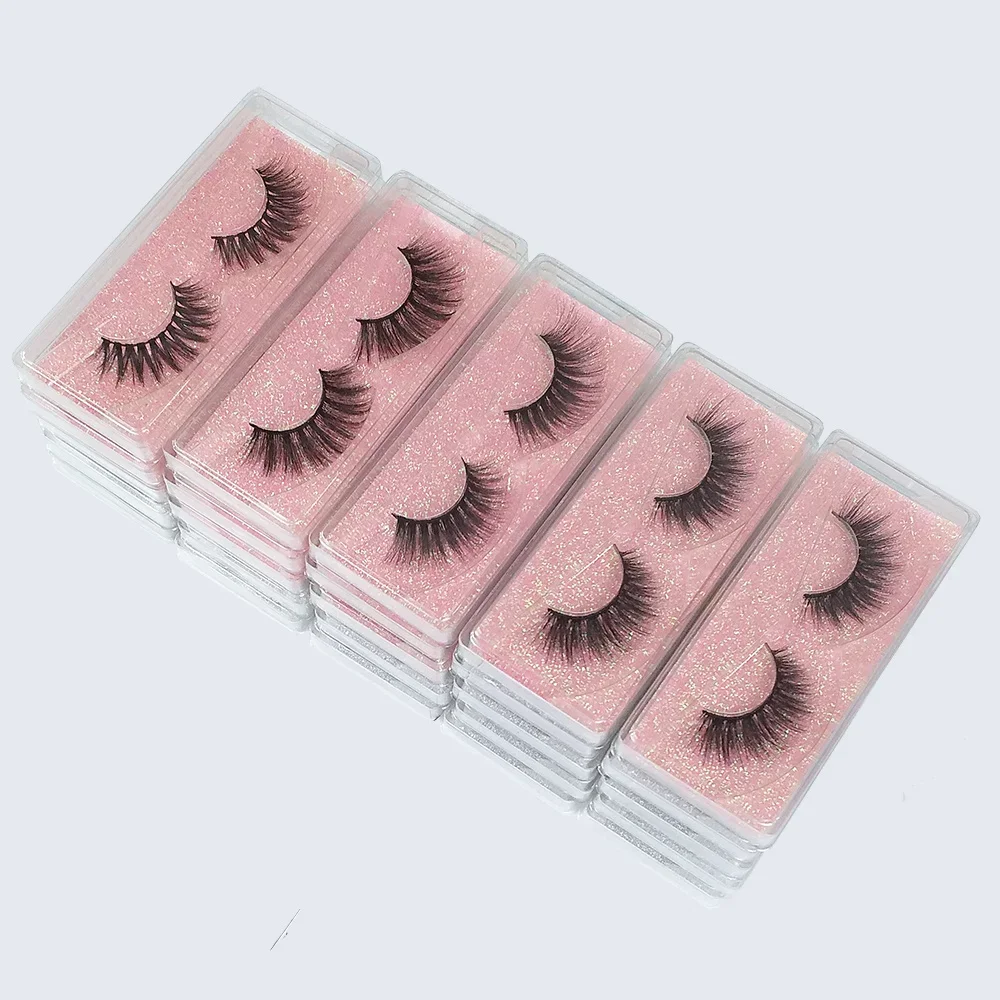 

30 Pairs Mink Eyelashes Wholesale 3d Mink Lashes Natural false Eyelashes messy fake Eyelashes Makeup False Lashes In Bulk