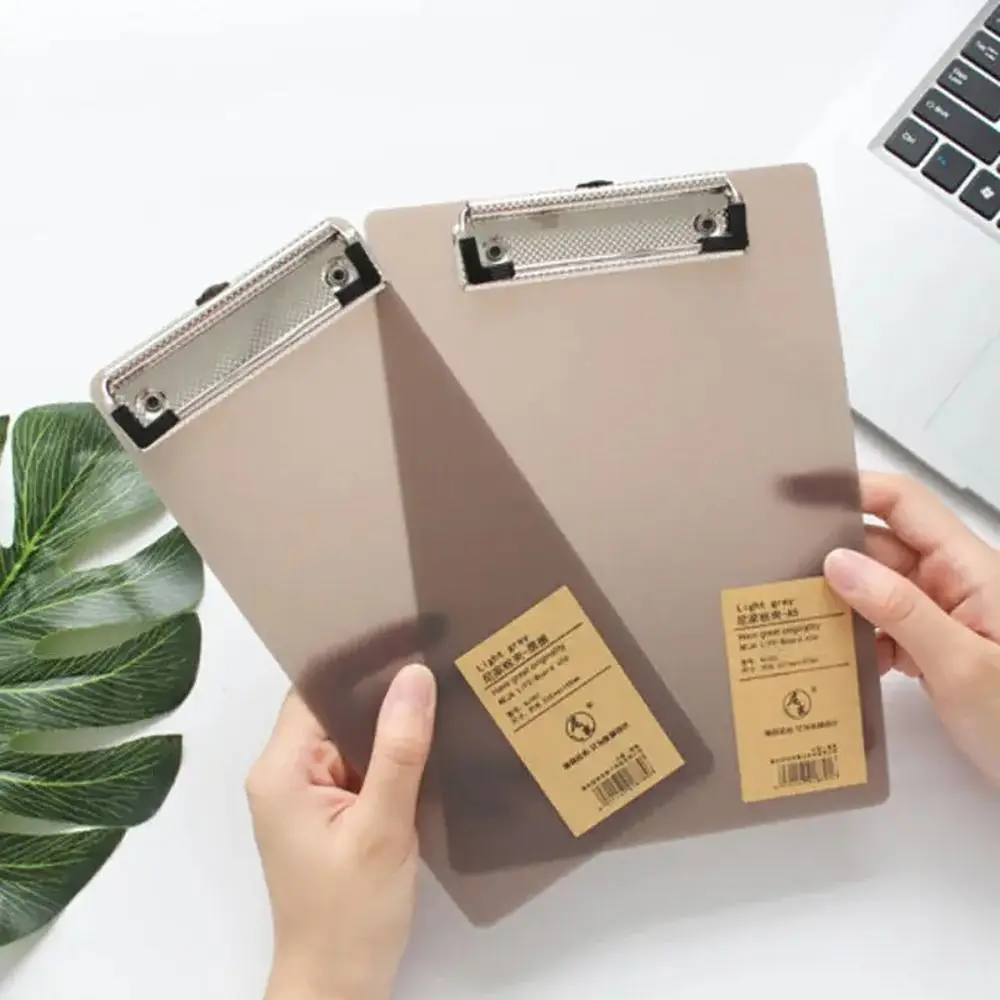 2Pcs Document Folder A6/A5/A4 Clipboard Writing Pad Hanging Cardboard File Folder Board Ticket Bill Holder Notepad Board