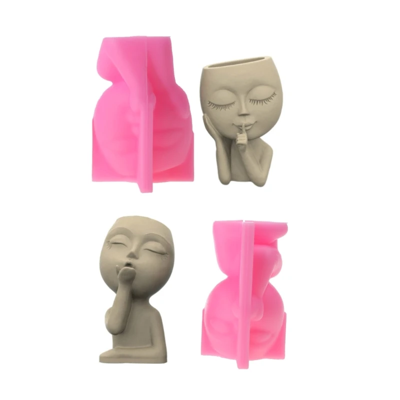 

Flower Pot Silicone Mold Concrete Cement Flowerpot Mold Plaster Mold Cup Epoxy Resin Mold Home Decor