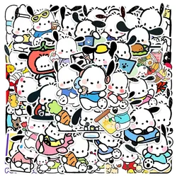 Cute Pochacco Cartoon Sticker Pack - Fun Sanrio Decals (50PCS)