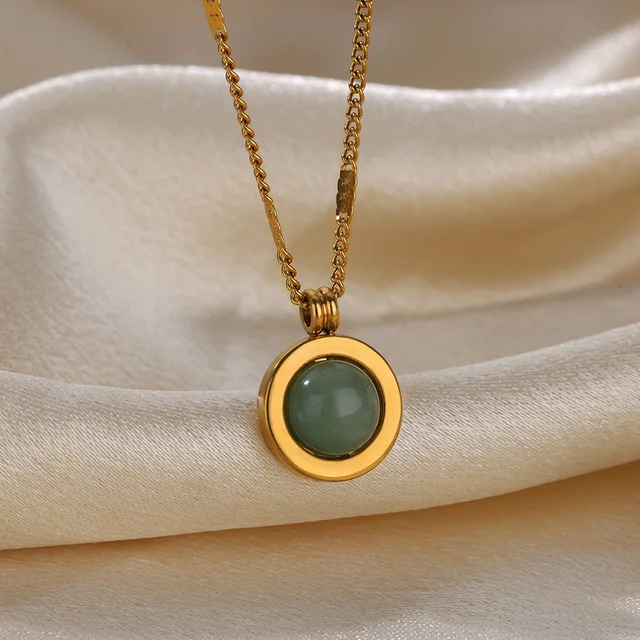 Collier géométrique en acier inoxydable pour femmes, pendentif tournesol, chaîne de clavicule, accessoires de bijoux esthétiques