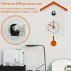 Cuckoo Clock with Chimer Bird House Cuckoo Sound Clock Battery Powered Cuckoo Wall Clock for Wall Art Home Living Room Decor 4