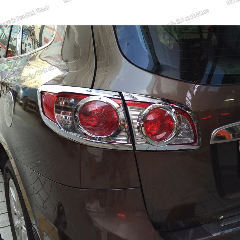 

Lsrtw2017 abs Автомобильная задняя фара рамка хромированные Планки для hyundai santa fe 2006 2007 2008 2009 2010 2011 2012