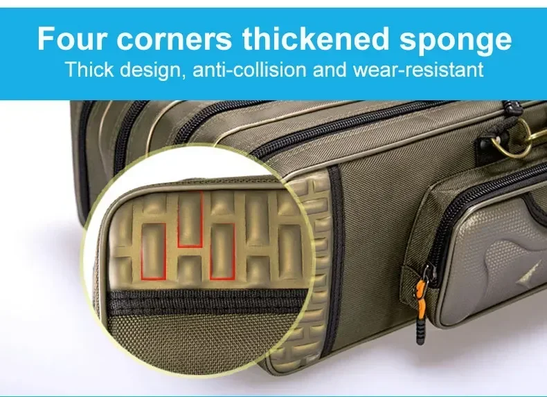 S24a9eb93fca546a4a8b701a139c764e1I Fishing Rod Storage Bag Oxford Cloth Multifunctional 1/2/3 Layer Large Capacity 80/90/100/120/125CM Fishing Rod Carrier Mallzona