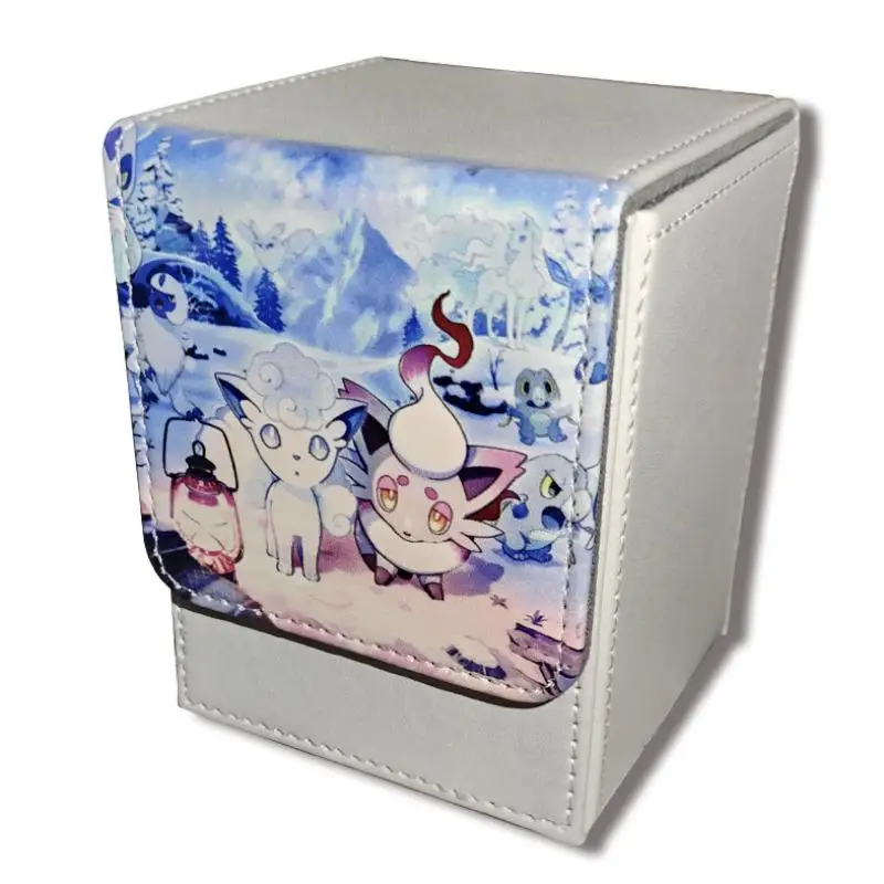 Iono Vulpix Zorua Slowpoke PTCG DIY Large Capacity Leather Card