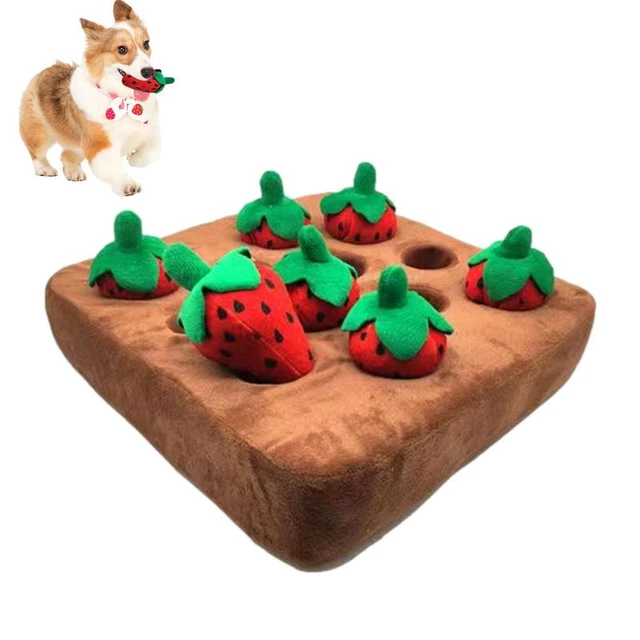 Carrots Enrichment Dog Puzzle Toys, Hide And Seek Carrot Farm Dog Toys For  Small Medium And Large Dogs