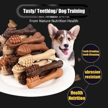 New Dog Bruxism Stick Toothbrush Bone Shape Fresh Natural Nutrition Healthy Adult Dogs Puppy Training Rewards Pet Food Snacks 3