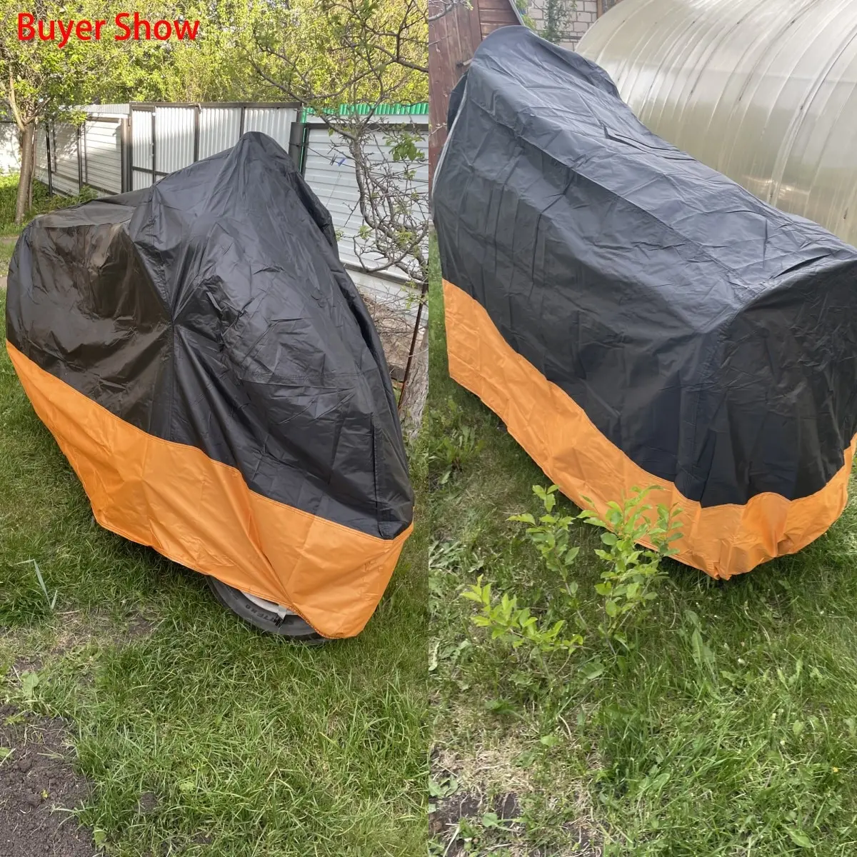 Outdoor Indoor Motorcycle Waterproof Cover - Rain and Dust Cover for Harley, Honda, BMW - Bike Rain Cover
