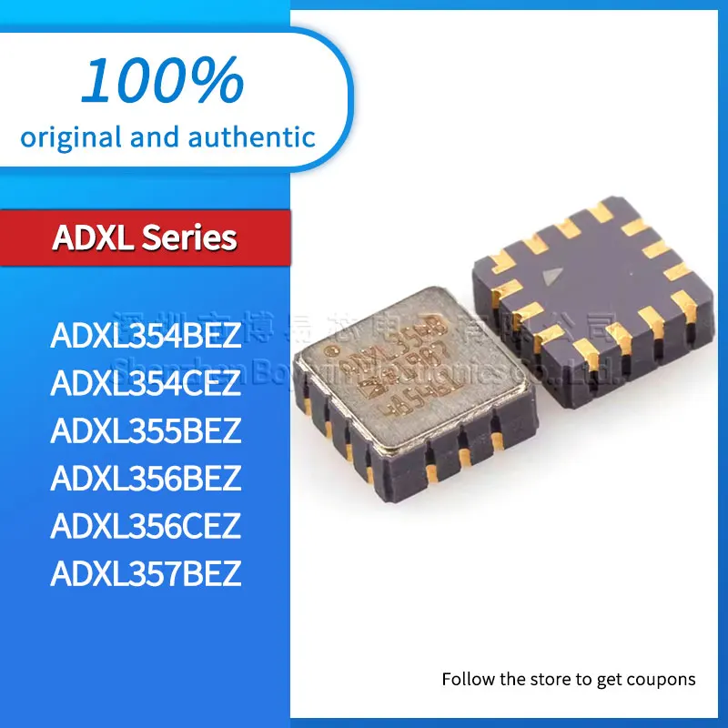 

Original ADXL354BEZ ADXL354CEZ ADXL355BEZ ADXL356BEZ ADXL356CEZ ADXL357BEZ attitude sensor/gyroscope IC chip package LCC-14