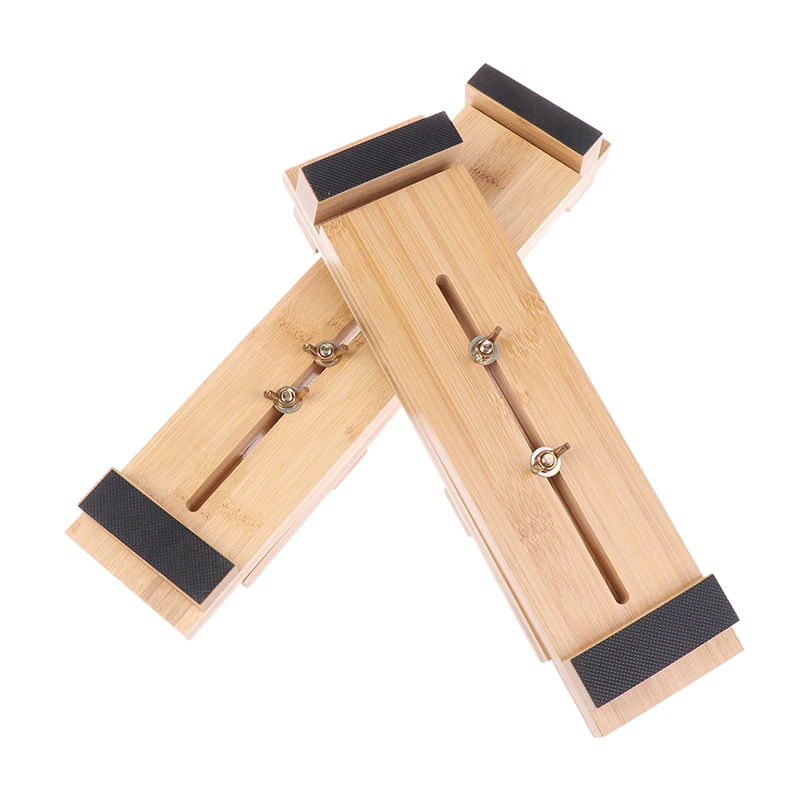 Adjustable Stand Sharpening Holder Wood Sharpening Stone Holder Whetstone BaseFixing Telescopic For Sliding Bamboo Accessory