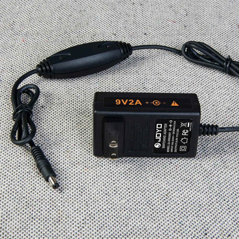 JP-03 Guitar Pedal Power Adapter DC 9V 2000mAh Output 3.5mm Converter Multi-plug