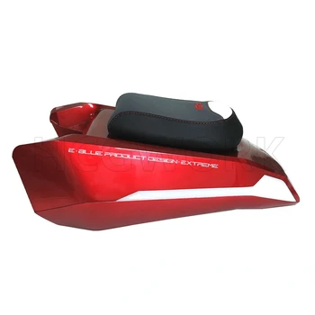 Electric Bike Colorful Rear Taillight App Adjustable Manned Rear Seat Super Soft Cushion Modified for Niu Uqi+ U+b