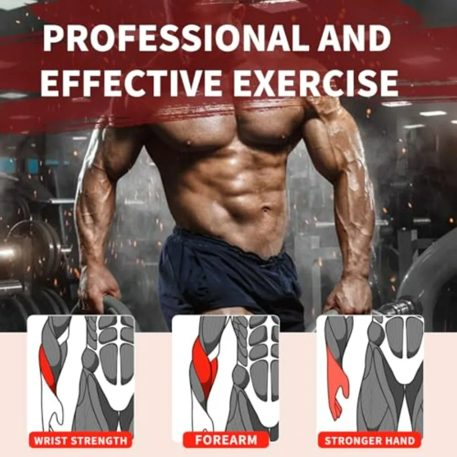 Professional Hand Grip Strengthener 165 lbs (75kg),Comfortable and wear-resistant foam handle,Weighted Great Wrist & Forearm Exe