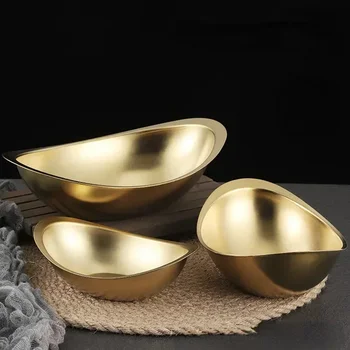 Golden Ingot Steel Bowl 1