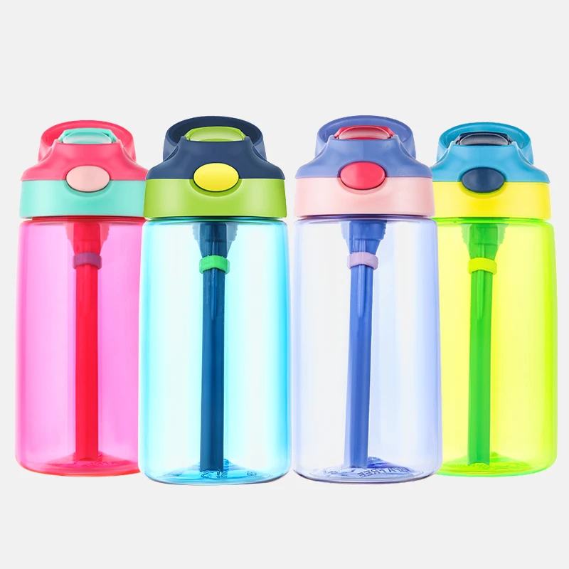Big Sale!Portable Water Bottle 350ml Cartoon Transparent Drink Kettle for  School Students Boys Girls Summer Climbing Sports Drink Cups