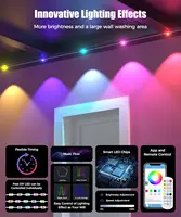 LED Permanent Outdoor Lights IP65 Waterproof RGBIC Eave Lights With Remote for Christmas New Year Roof DIY Holiday String Light - Image 4