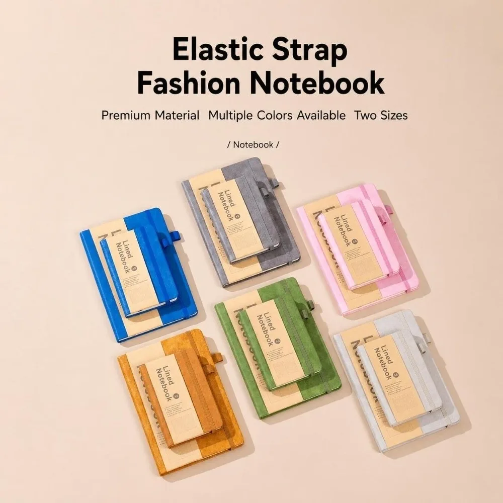 Eco-friendly Waterproof Dupont Paper Hardcover Notebook - Elegant Lined Diary Planner