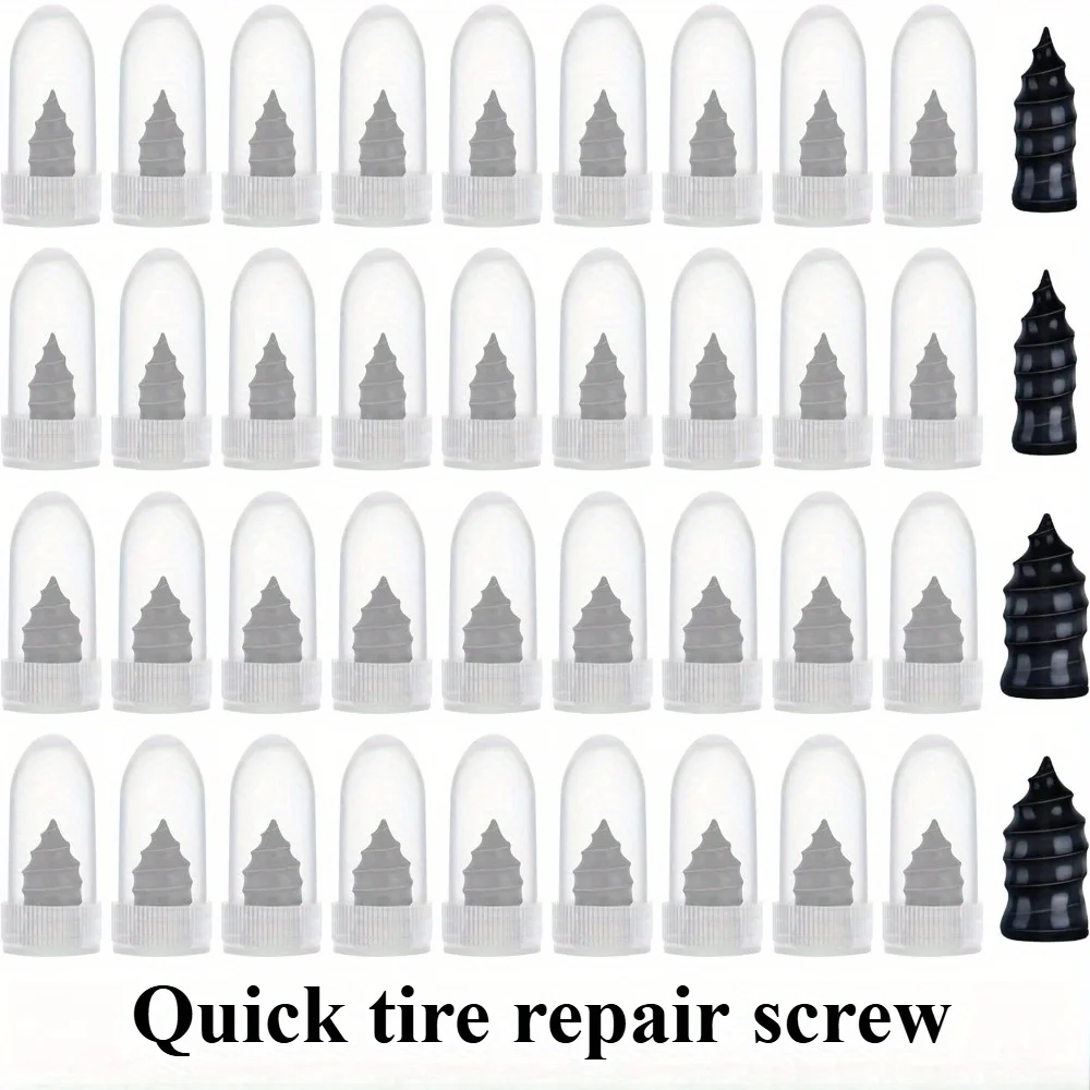 セルフバルクタイヤ修理キット - 自動車/バイクの緊急パンク修理、プラッガーと耐熱プラグ付き