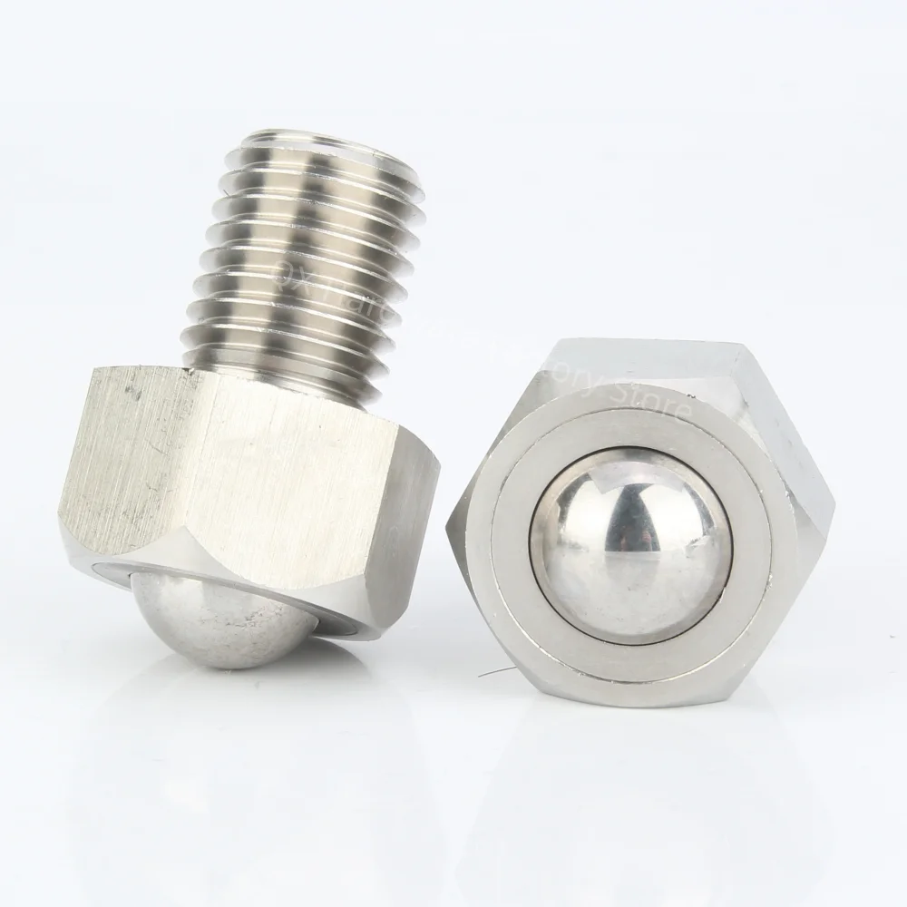 QX312/QX313 Stainless Steel Balls Steel Balls Rolling Ball Conveyor Ball Rollers with Coarse Thread for Transport