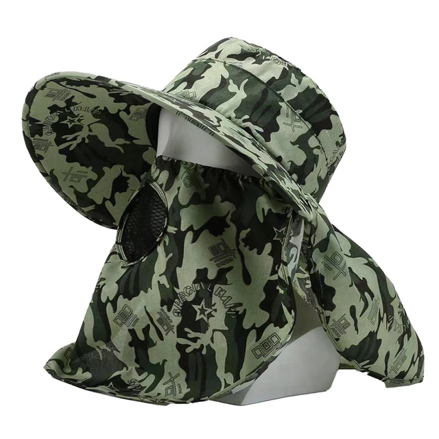 Stylish Fisherman Hat Anti-tanning Men Fishing Hat Neck Protective