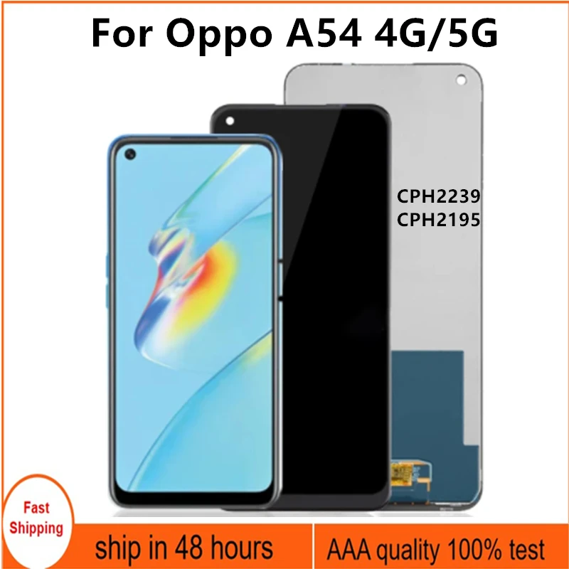 6.51 "Per Oppo A54 4G Cph2239 Display Lcd Touch Screen Digitizer Assembly Sostituzione 6.5" Per Oppo A54 5G Cph2195 Display