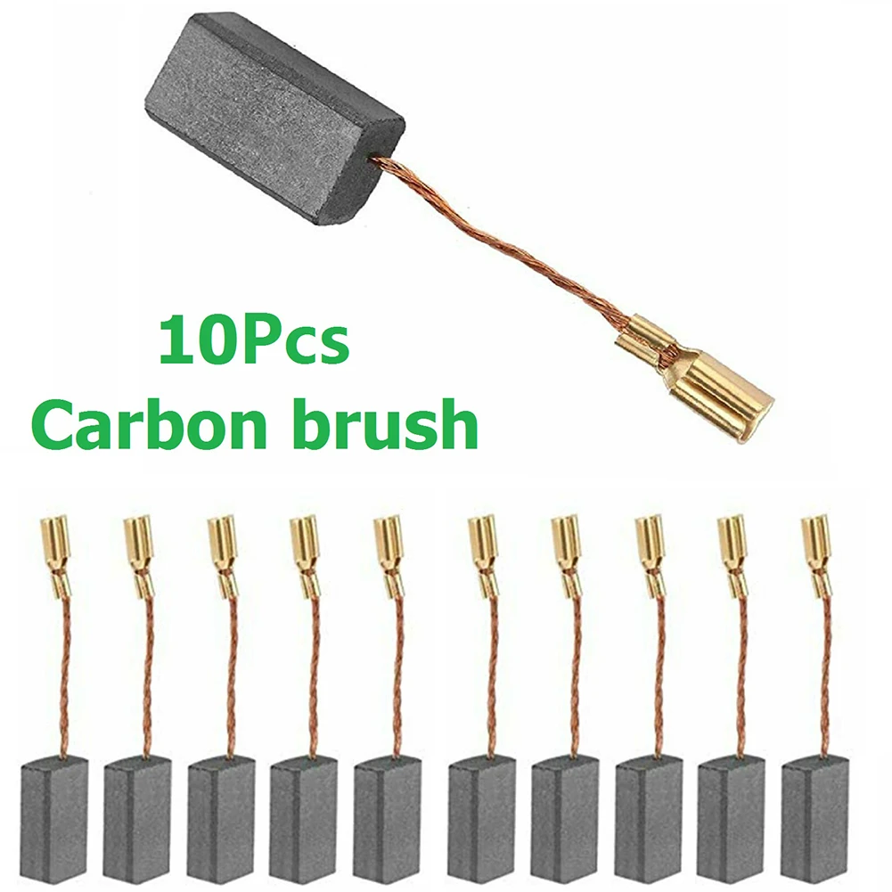10Pcs Power Tool Carbon Brush Replacement For BOSCH Series Electric Hammer Impact Drill Carbon Brush 5*8*15mm Tool Parts 3d printer parts gt2 15mm closed loop rubber timing belt 100 110 130 140 142 144 150 154 160 170 180 190 102 200mm 2gt 1pcs