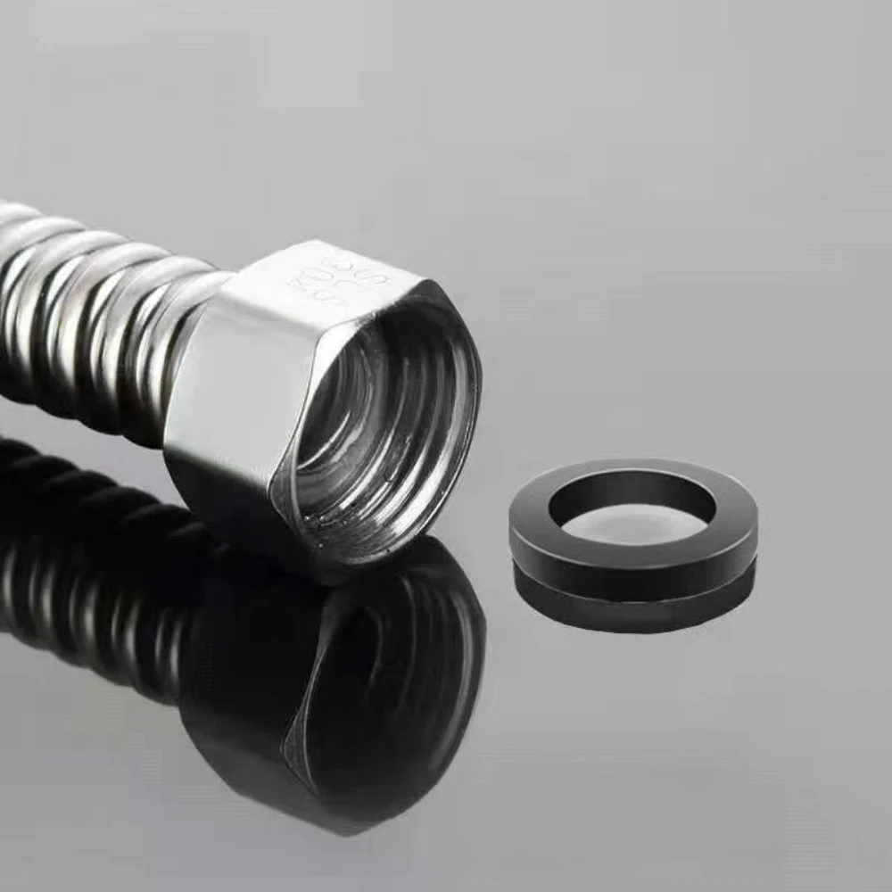 Enhanced Waterproof Rubber Gaskets - Durable Plumbing Washers & Shower Hose Seals