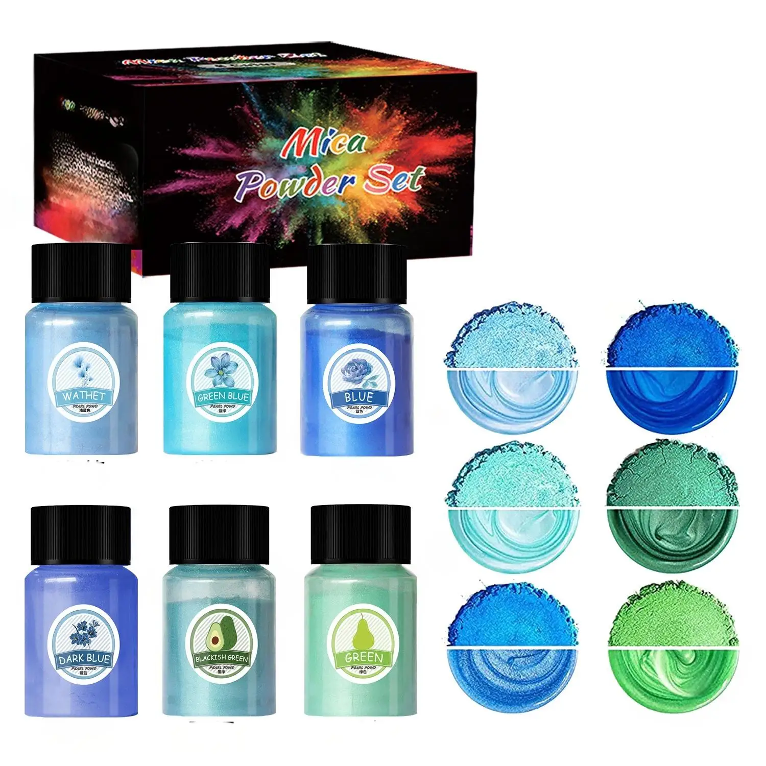 Pearl Resin Pigment Set 4