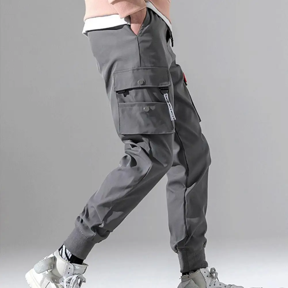 

Stylish Fitness Pants Anti-pilling Shrinkable Cuffs Skin-touching Long Trousers Daily Clothing