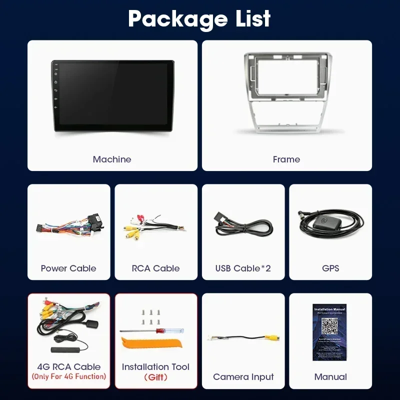 Radio de coche Android de 2 Din para Skoda Octavia 2 A5 2008-2013 reproductor Multimedia navegación altavoz inalámbrico Carplay unidad principal de DVD 6