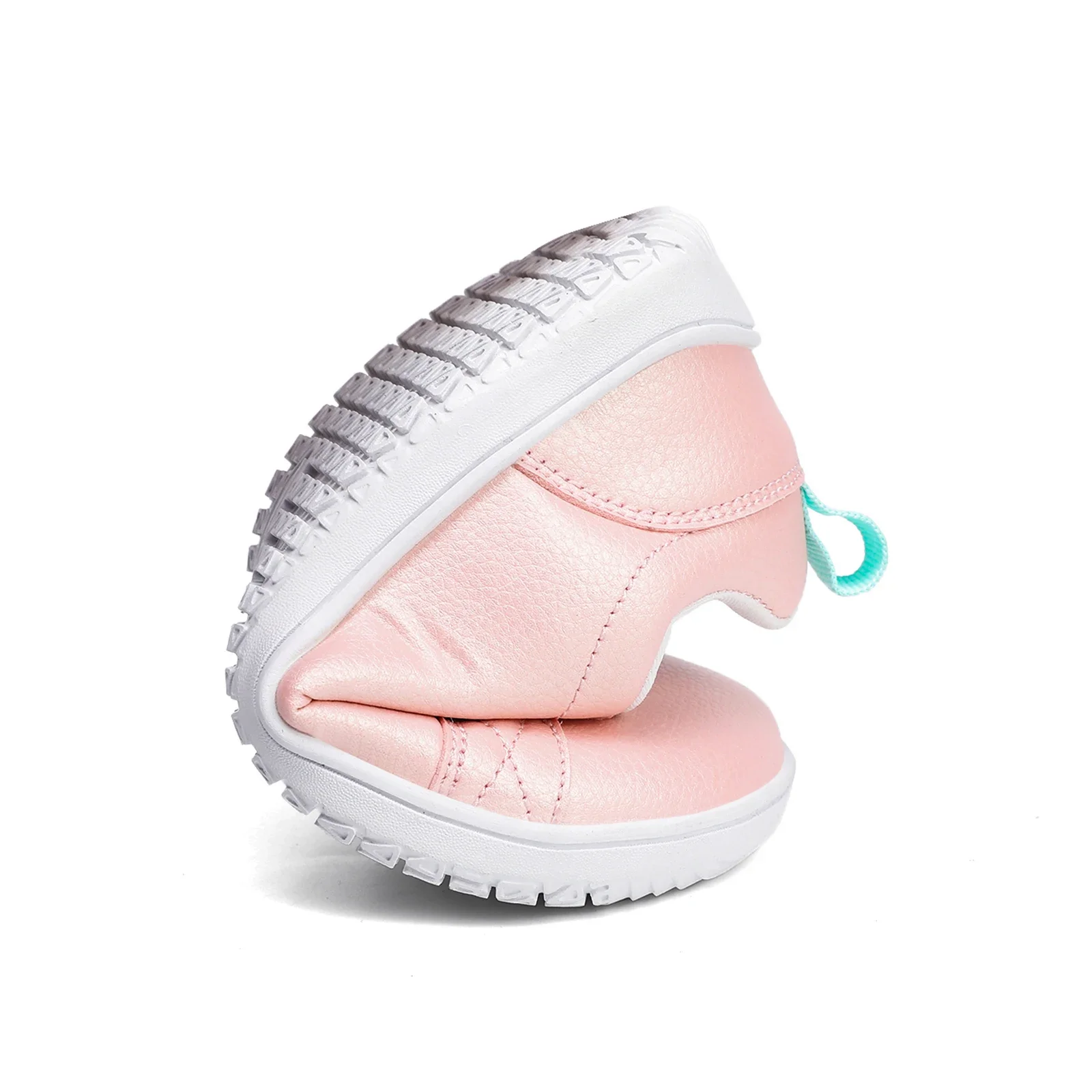 Description Picture 6 of itemBoys Girls Wide Toe Barefoot Shoes Kids Minimalist Fashion Sneakers Lightweight Hook Loop Artificial Leather Walking Flats