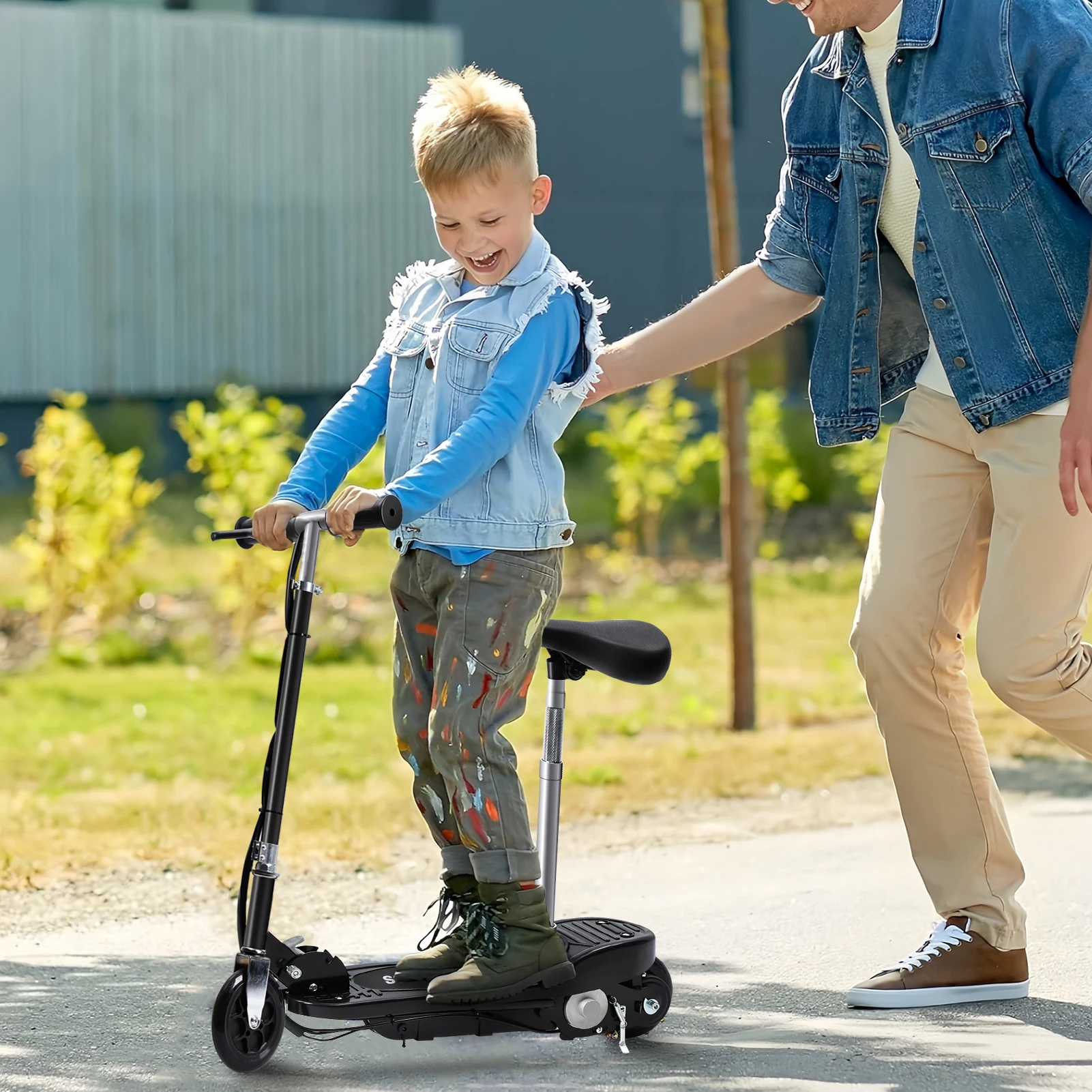 12km/h European US Warehouse Foldable 2 Wheel Portable Mobility Electric Scooter 120W