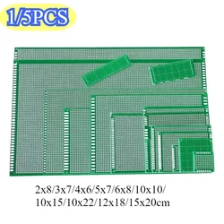 Universal Single Sided PCB Prototype Circuit Board for DIY Soldering Projects (5PCS)
