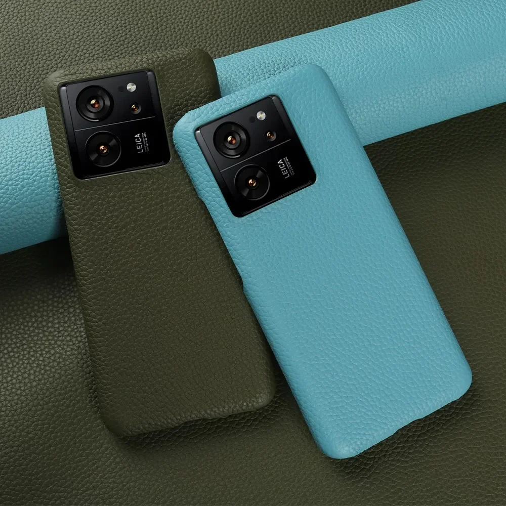 Handmade Premium Genuine Leather Shockproof Phone Case - Retro Style