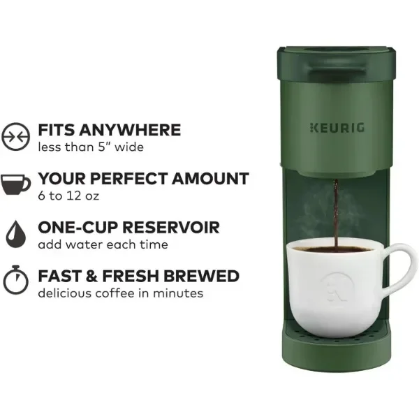 NEW NEW Keurig K-Mini Single Serve Coffee Maker, Evergreen 3
