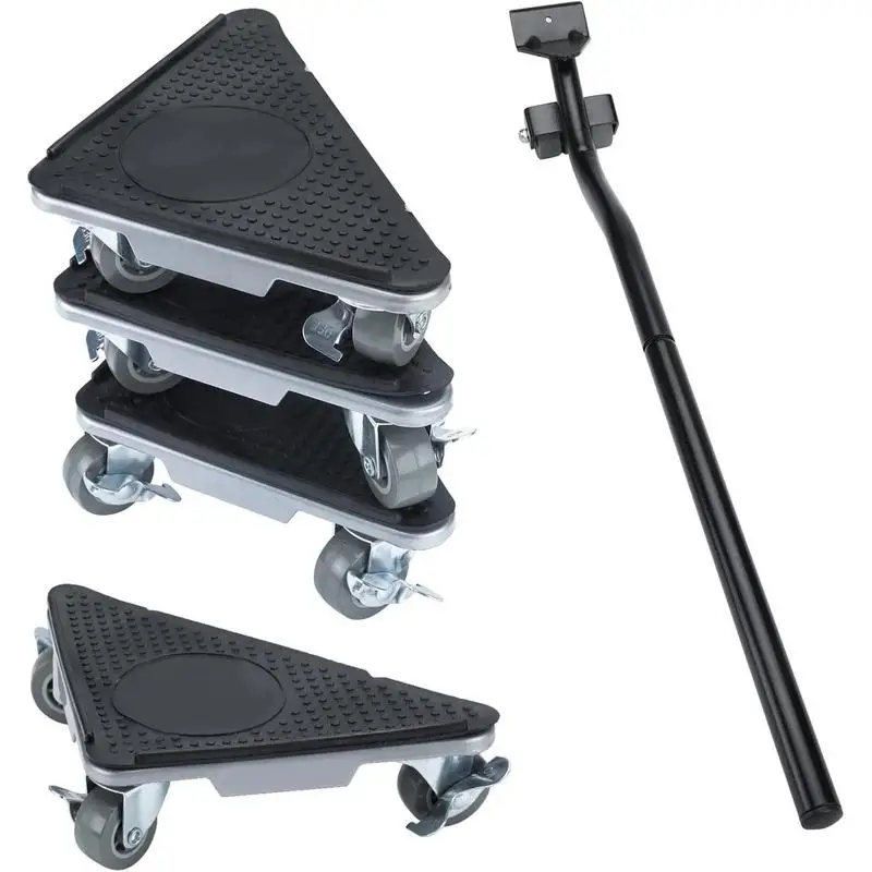 Meubelverhuizers Dollies Bewegende 4 360° Rotatie Wielen Heavy Duty Meubellifter Mover Tool Set voor Zware Items Bewegende Apparatuur Apparaat