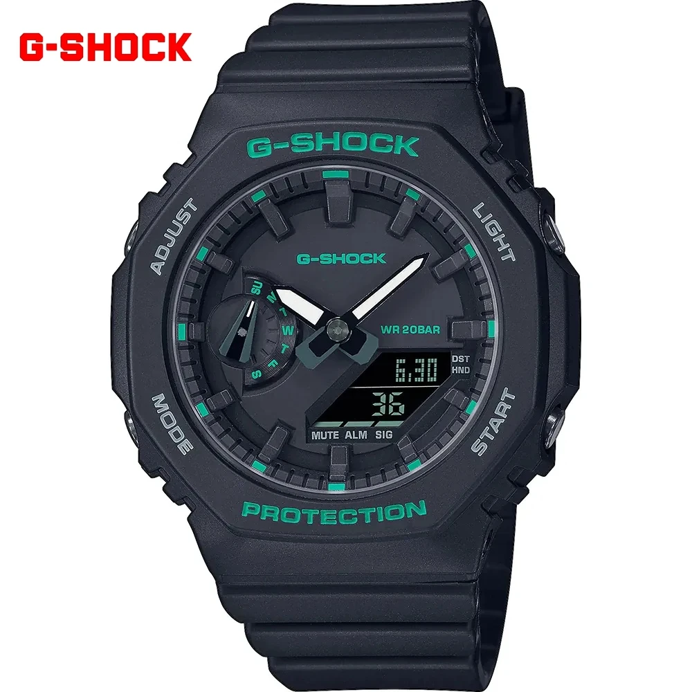 

GA2100 G Shock Men's Sports Digital Watch Multi-functional Outdoor Shockproof LED Dial Dual Display