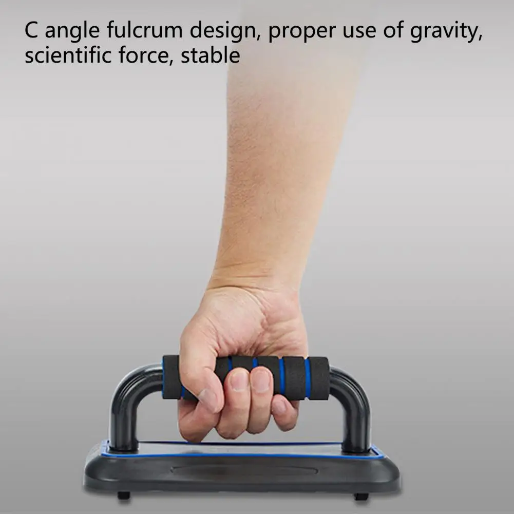1 Pair Push-Up Bar Strong Load-bearing Ergonomic Chest Exercise Foam Abdominal Exercise Chest Muscle Trainer Home Workout
