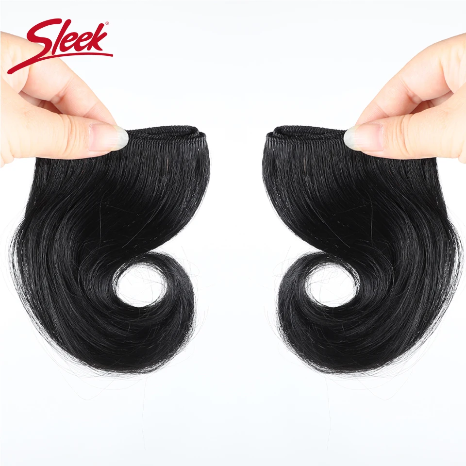 Brazilian Body Wave 10 Pcs Bundles One Pack Salon Sleek Remy Short Nature Black Dark Bundles Cheap Human Hair For Black Women