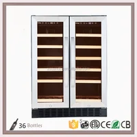 Compressor Double door Wine Cooler with LED Digital Control 2