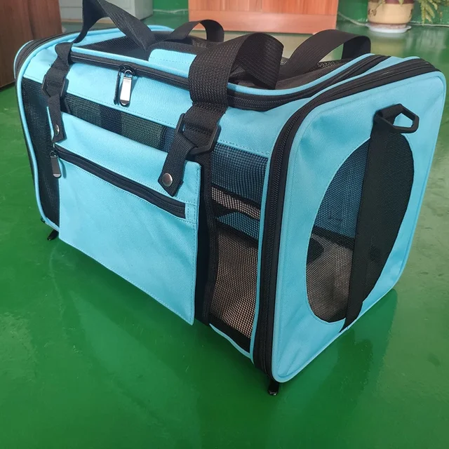 Dog Carrier Bag Soft Side Breathable Backpack Cat Pet Carriers Shoulder Bag Airline Approved Transport For Small Dogs Cats Dog Carrier Bag Soft Side Breathable Backpack Cat Pet Carriers Shoulder Bag Airline Approved Transport For Small Dogs Cats