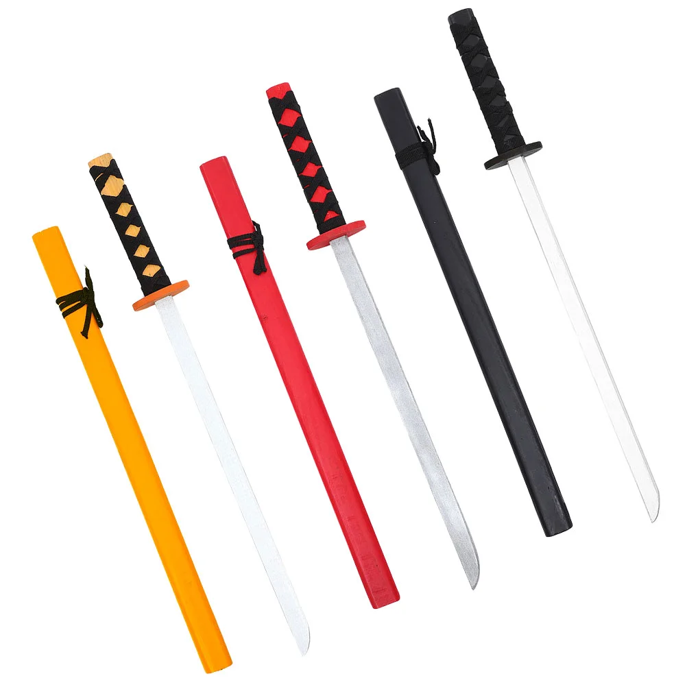 

Samurai Sword Toy Halloween Party Cosplay Wooden Katana Wood Samurai Sword Cosplay Prop Japanese Sword Kids Toy