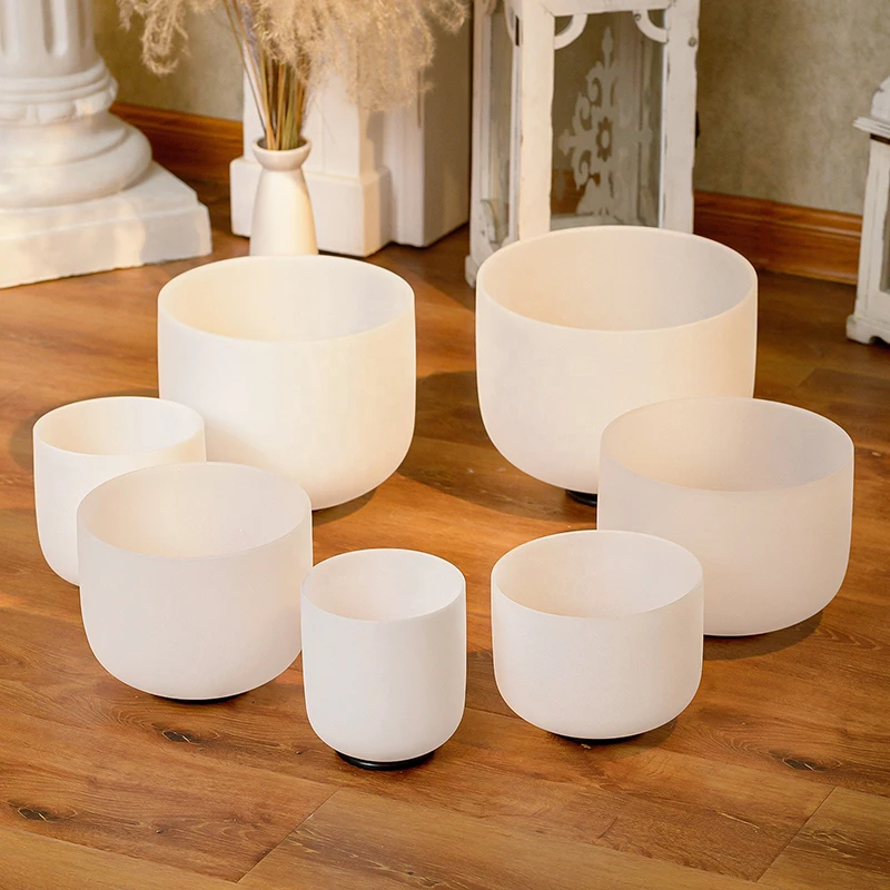 クォーツクリスタルボウル7個セットA＝432Hz ケース付