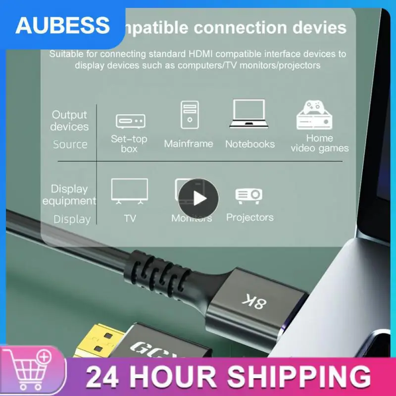 Cavo Da Mini Dp A Dp Dp Ver 1.4 Supporto Di Conversione Bidirezionale 8K @ 60Hz 4K @ 144Hz Con Mini Displayport E Connettore Displayport