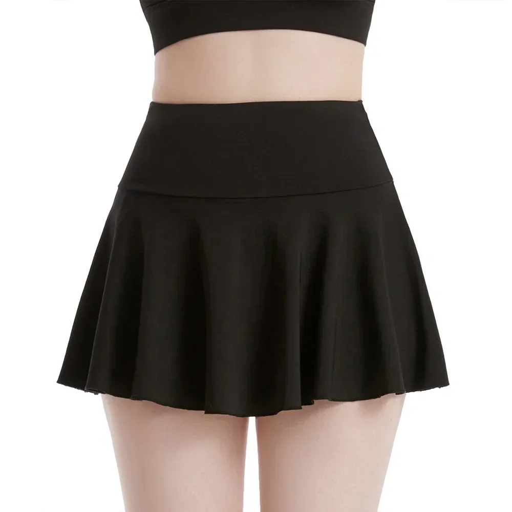 Women's Summer Sport Pleated Short Skirt High Waist Fitness Workout Yoga Shorts Quick-Drying Shorts Running Tennis
