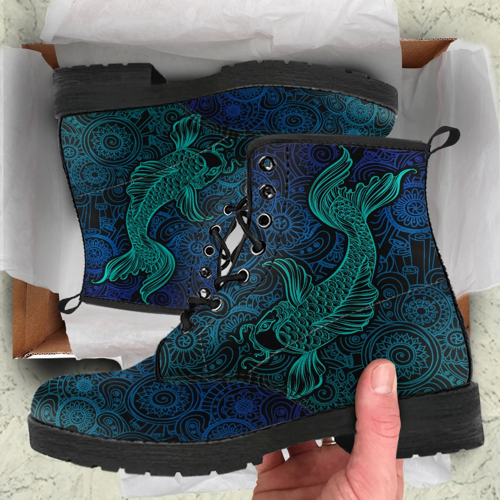 

Cyprinoid Design Autumn Winter Women Ankle Boots Dropshipping Lace-Up Wear-Resistant Boots for Lady Casual Female Leather Boots