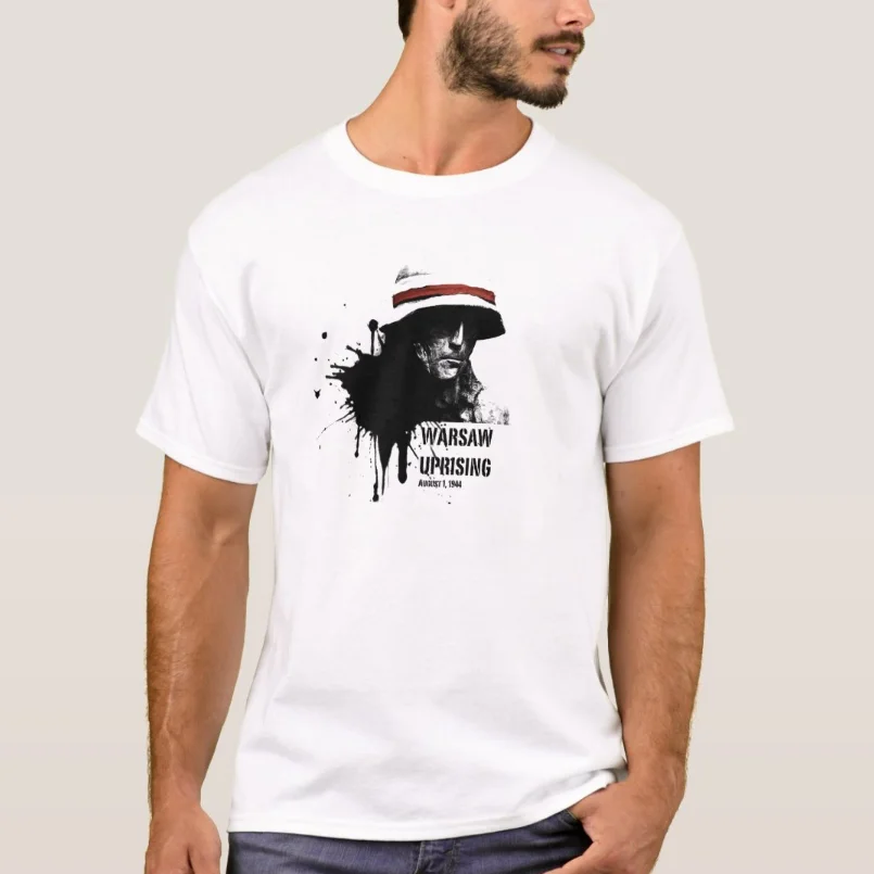 

Warsaw Uprising T-Shirt New 100% Cotton Short Sleeve O-Neck Casual Mens T-shirt Size S-3XL