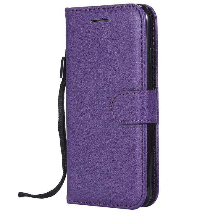 Solid Color Card Slot Phone Case Cover